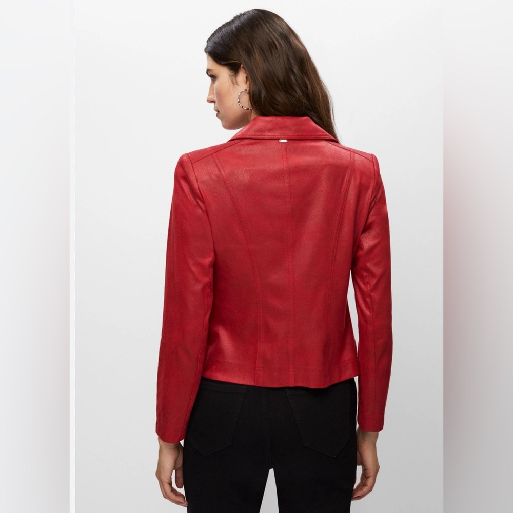 Vex - Zip Detail Faux Suede Jacket NWT size 6